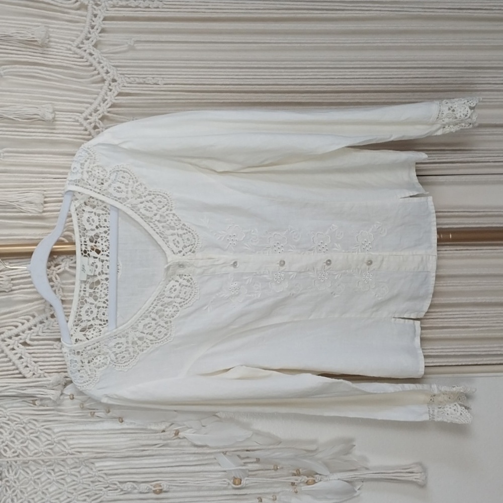 SIZE MEDIYM J.JILL BLOUSE
